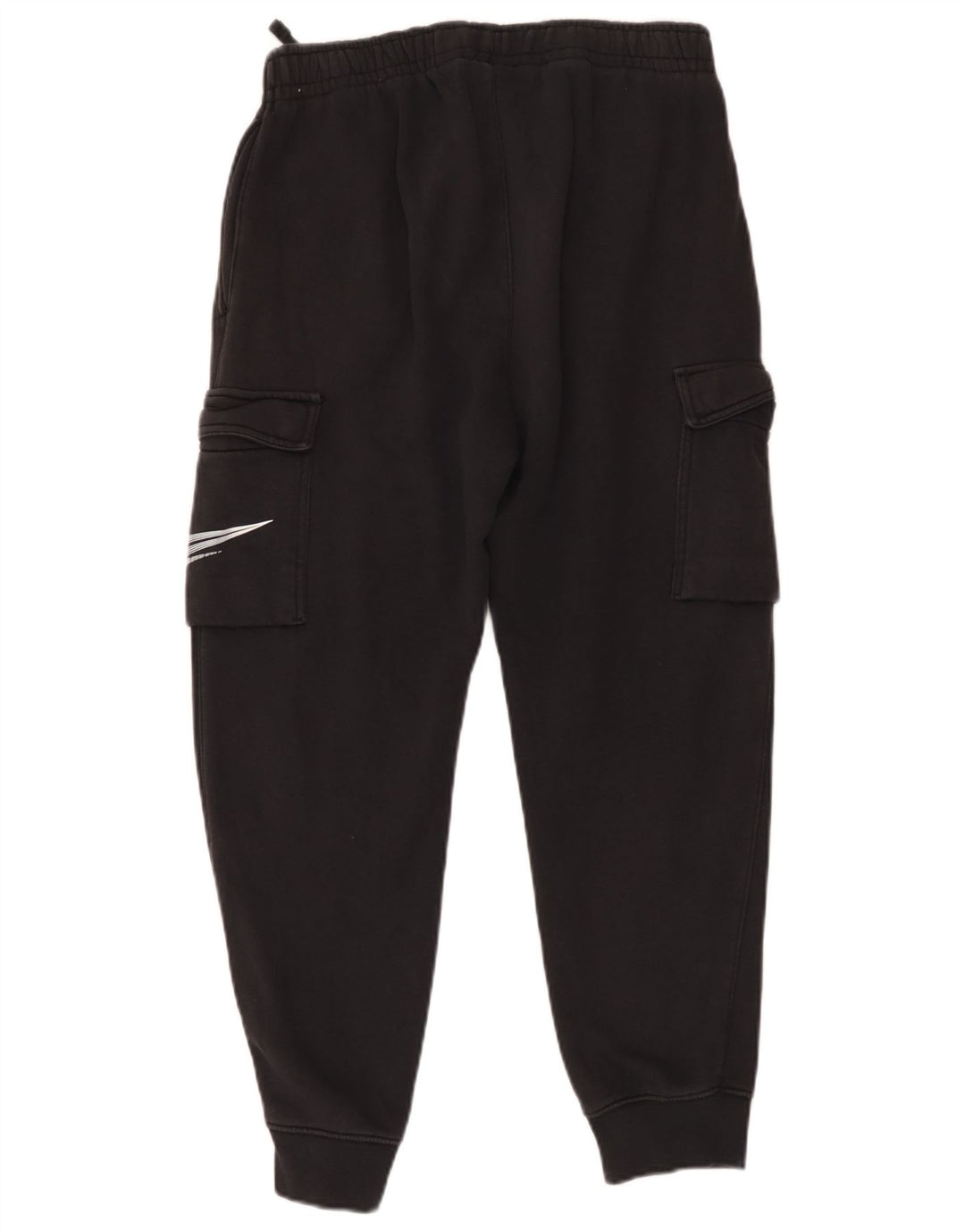Pantaloni da tuta Nike Graphic Cargo da uomo, pantaloni da jogging, cotone medio nero
