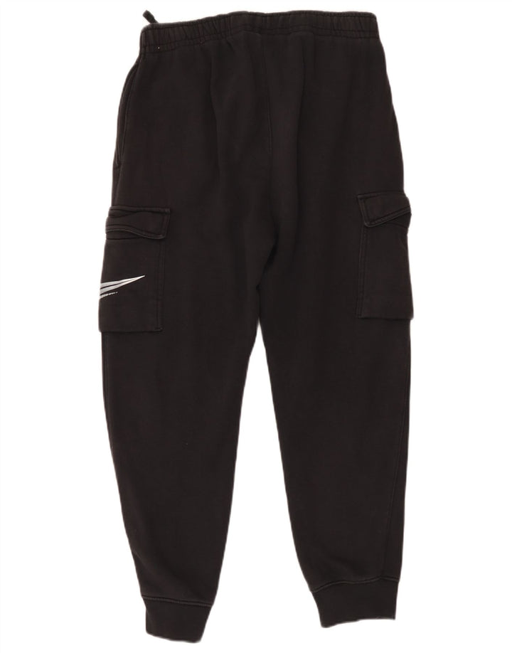 Pantaloni da tuta Nike Graphic Cargo da uomo, pantaloni da jogging, cotone medio nero
