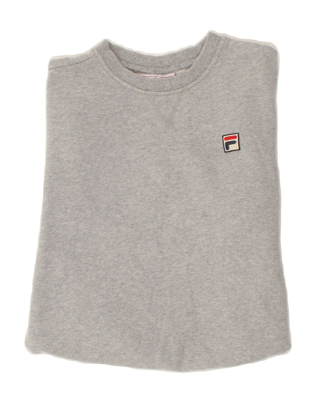 FILA Womens Sweatshirt Jumper UK 14 Medium Grey Cotton Vintage Fila and Second-Hand Fila from Messina Hembry 