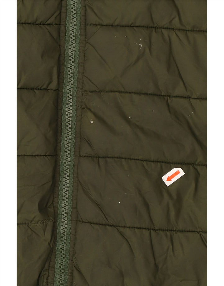 BARBOUR Mens Padded Jacket UK 44 2XL Green Polyester