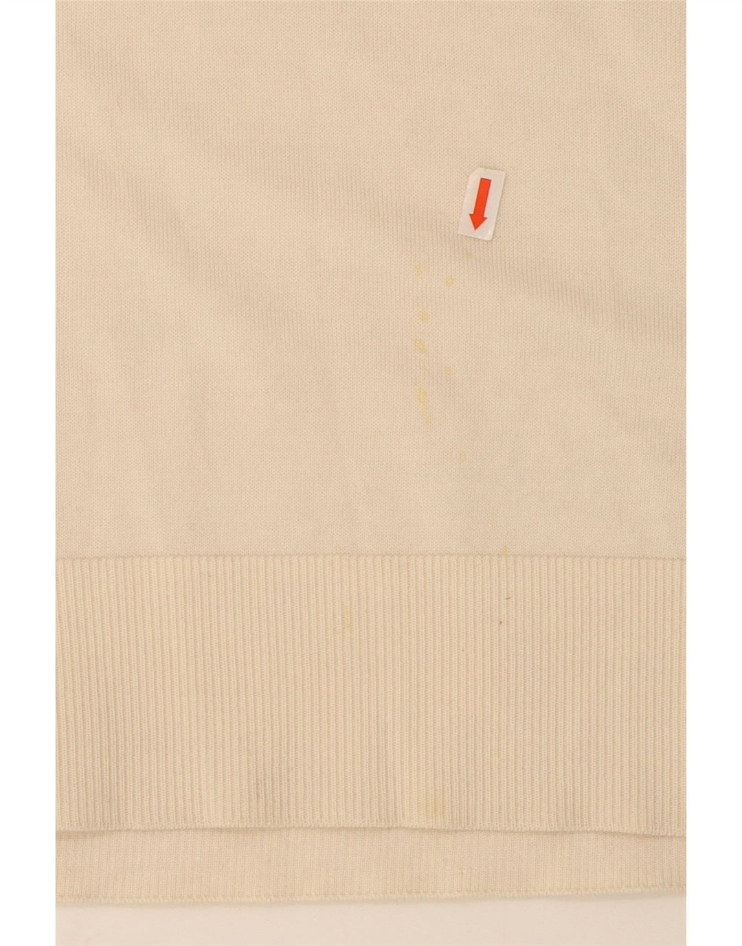 Maglione maglione collo alto da donna Marks & Spencer UK 12 medio bianco sporco