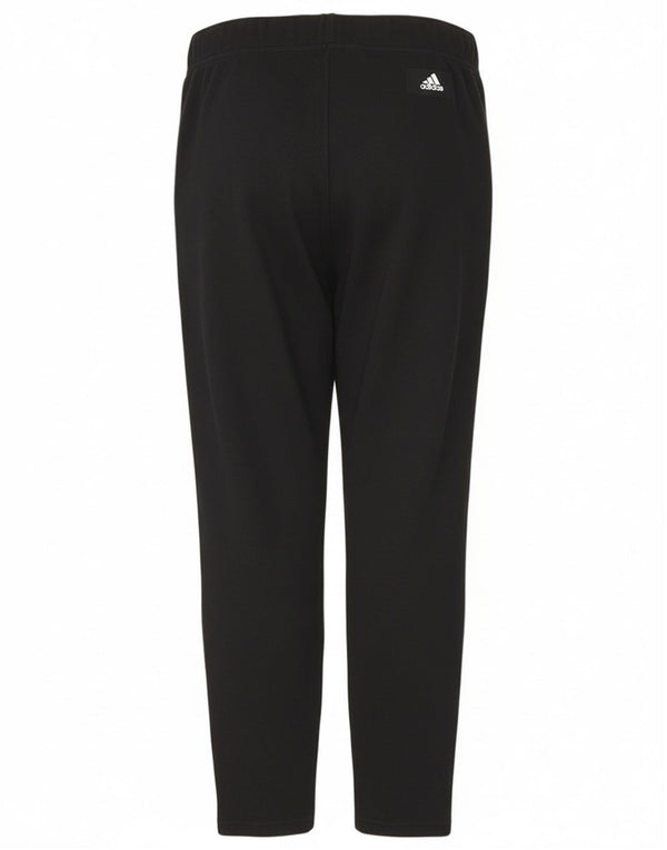 Leggings grafici da donna Adidas UK 12/14 cotone nero medio