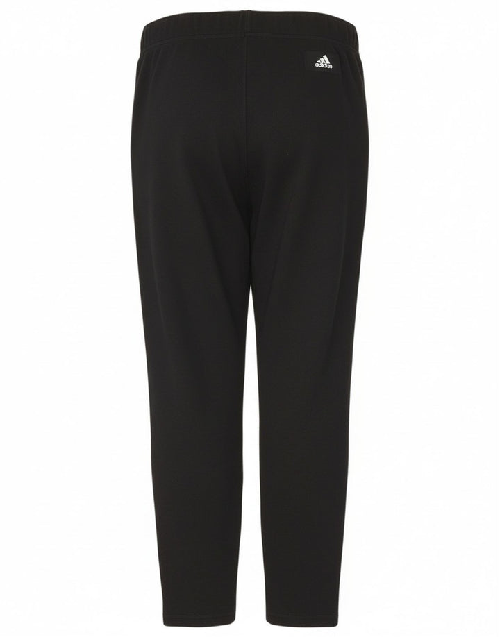 Leggings grafici da donna Adidas UK 12/14 cotone nero medio