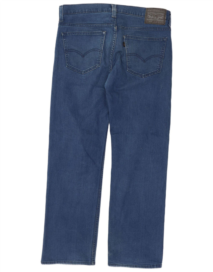 Jeans dritti da uomo Levi's W32 L32 in cotone blu navy