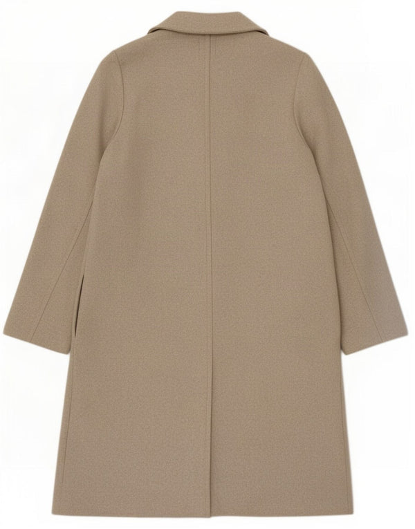Soprabito aperto da donna Zara UK 14 Poliestere beige medio