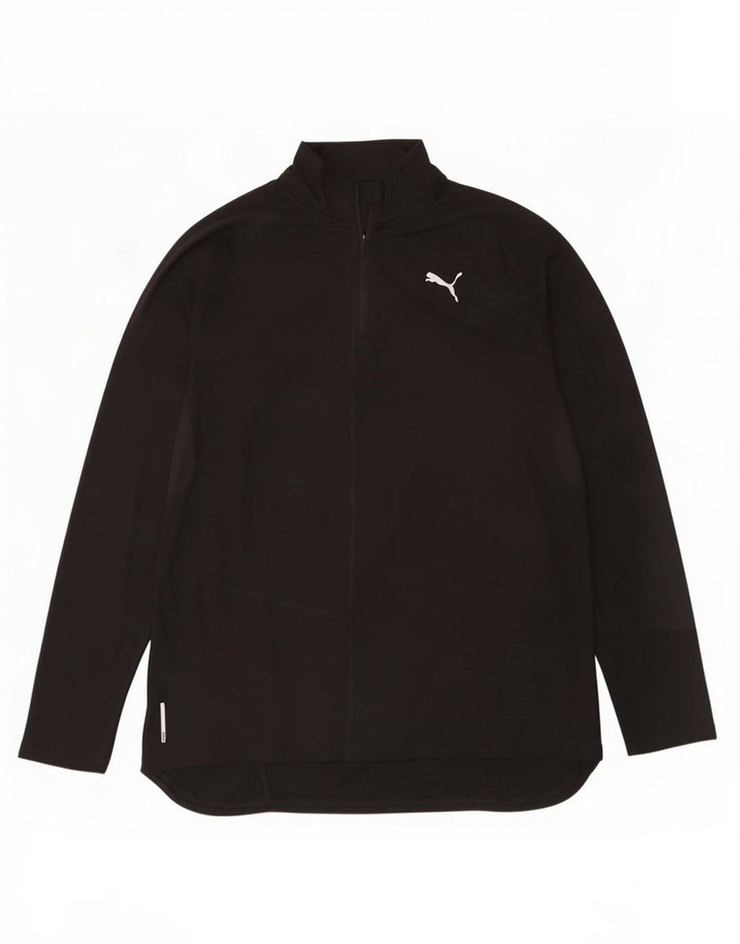 Maglia da tuta Puma da uomo con zip e collo, grande, nera