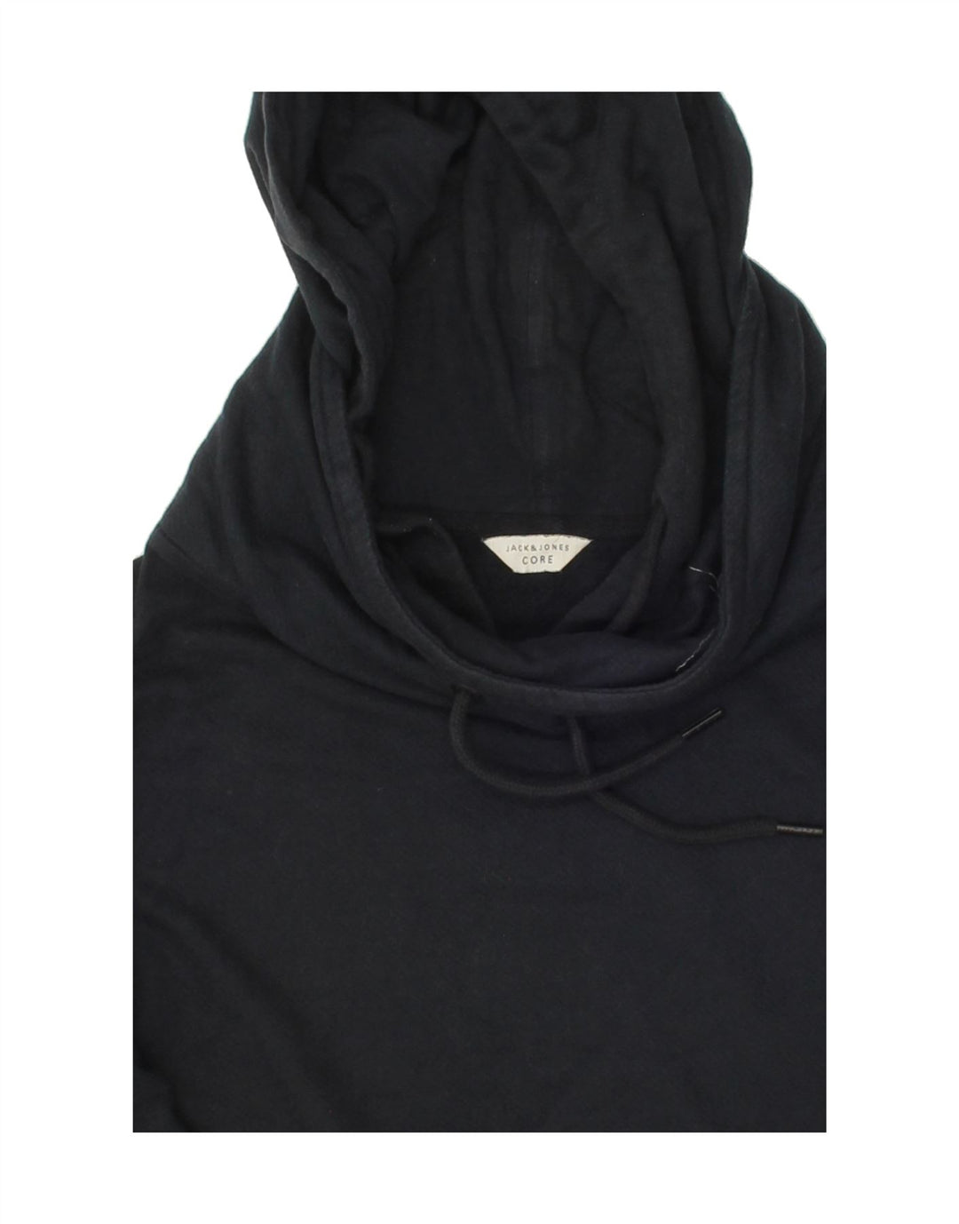 JACK & JONES Mens Hoodie Jumper Medium Navy Blue Cotton Vintage Jack & Jones and Second-Hand Jack & Jones from Messina Hembry 