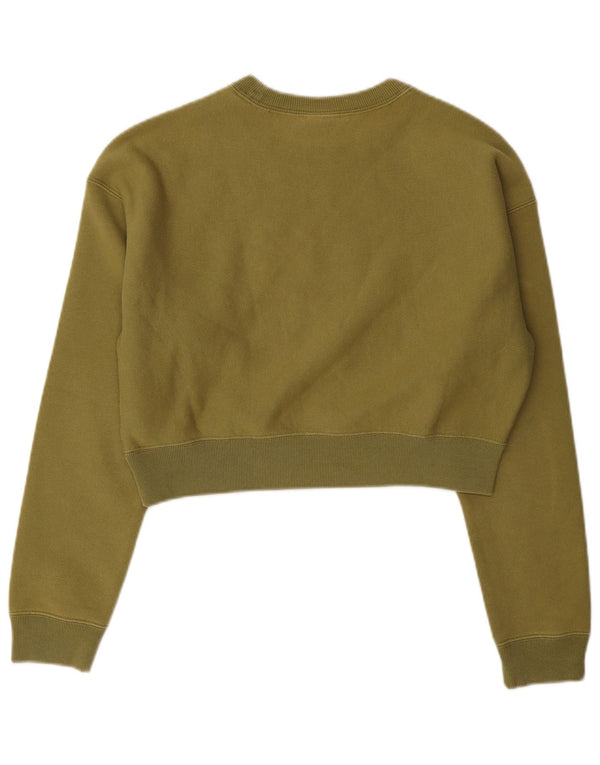 Felpa oversize con grafica corta da donna Champion UK 6 XS Cachi
