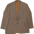 Giacca blazer lunga da uomo Marks & Spencer UK 42 grande pied de poule beige