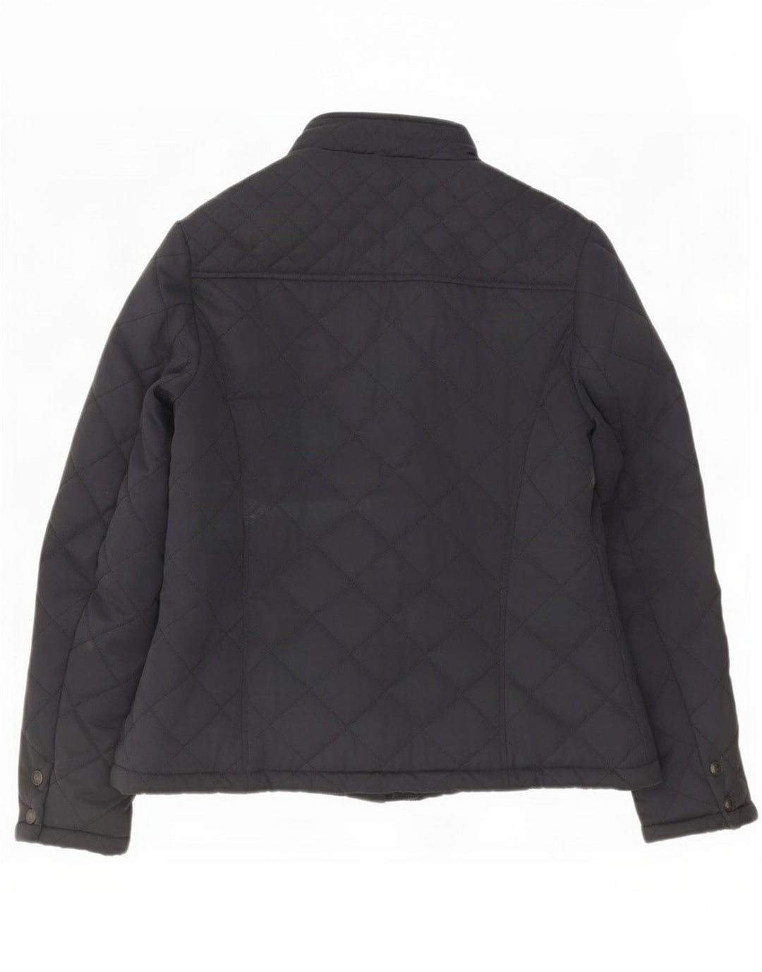Giacca trapuntata da donna Fat Face UK 12 poliestere medio blu navy