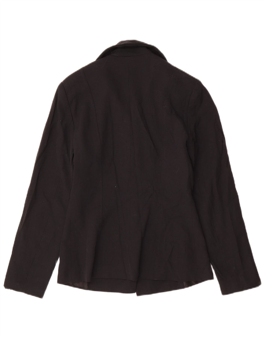 Giacca blazer vintage da donna a 4 bottoni UK 10 piccola nera