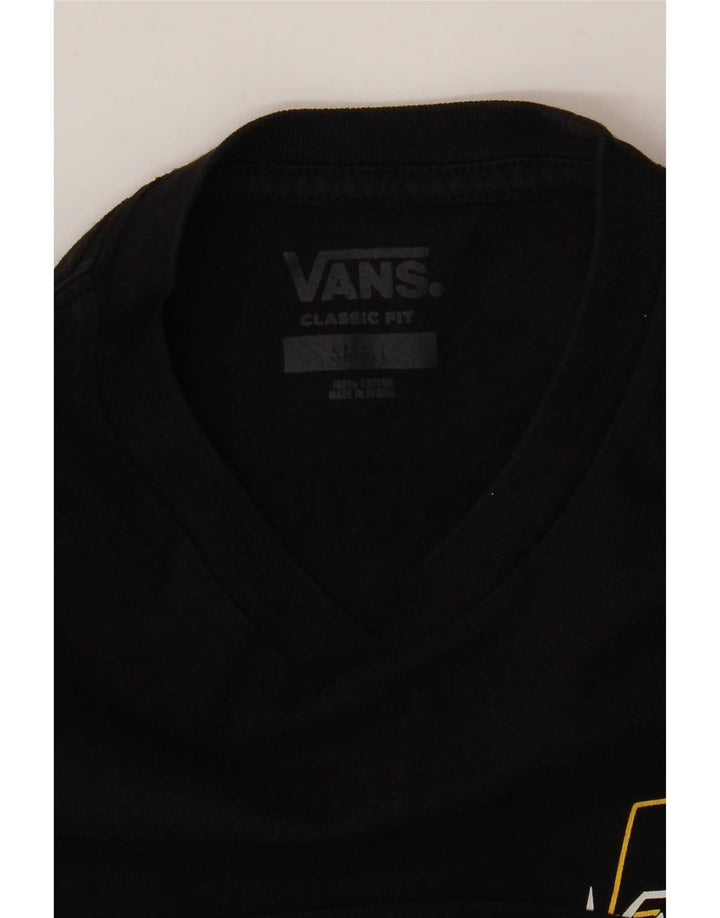 T-shirt grafica da uomo con vestibilità classica Vans Small Nera