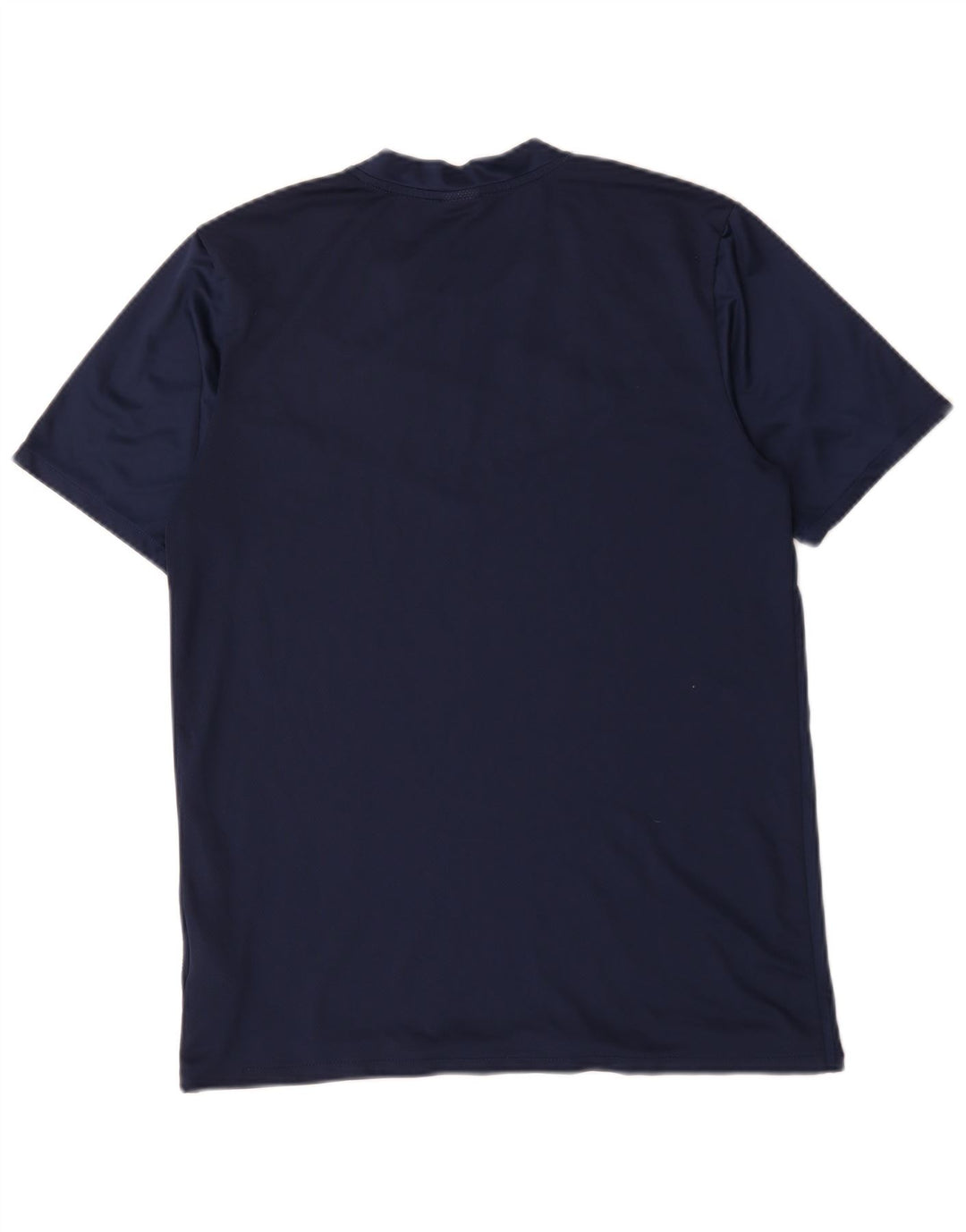 T-shirt Nike da uomo Dri Fit, top in poliestere color block medio blu navy