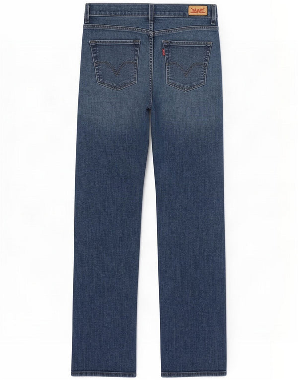Levi's Womens Perfectly Slimming Bootcut Jeans US 10 Large W30 L31 Blue