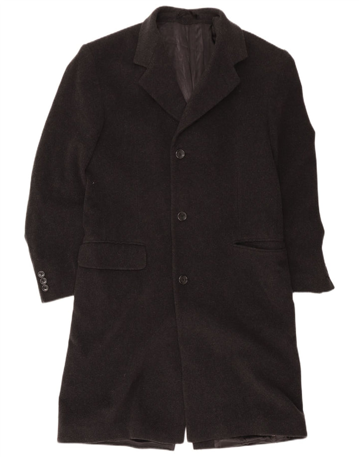 Cappotto da uomo Hammersley UK 36 piccolo in lana grigia