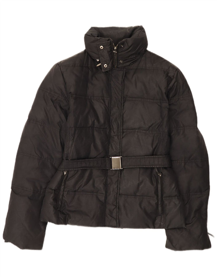 Giacca imbottita da donna Zara UK 14 grande nera