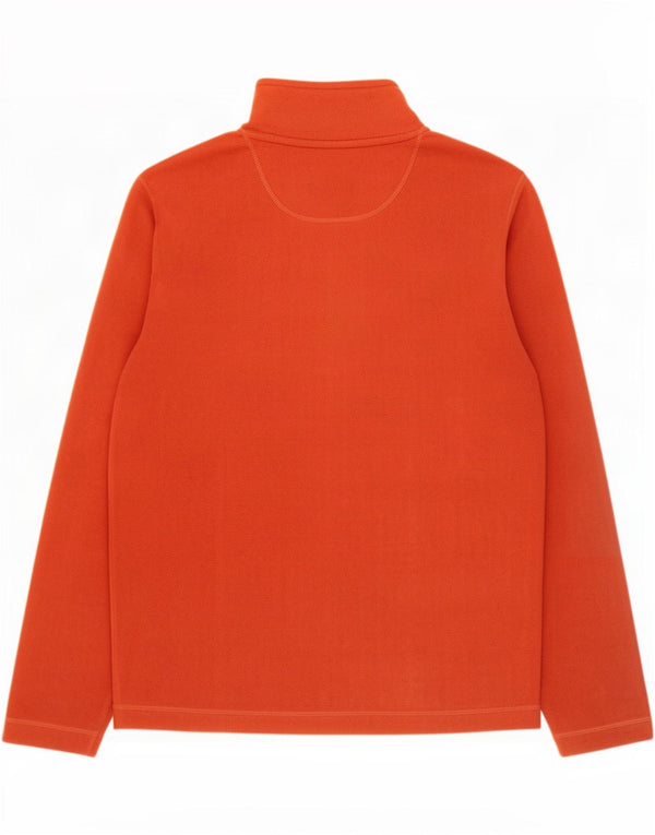 Maglione in pile da uomo con collo con zip Weird Fish, grande poliestere marrone