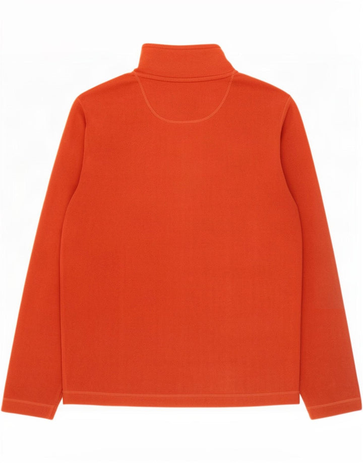 Maglione in pile da uomo con collo con zip Weird Fish, grande poliestere marrone