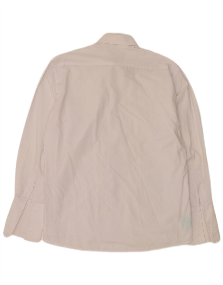 Camicia formale da uomo Pierre Cardin taglia 46 41 grande cotone bianco