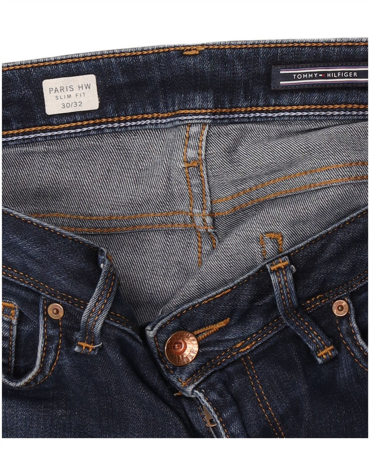 Tommy Hilfiger Uomo Parigi HW Slim Jeans W30 L27 Blu