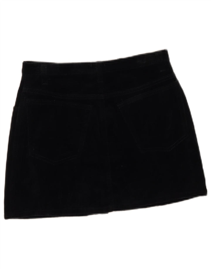 Minigonna Donna Sisley IT 42 Media W27 Cotone Nero