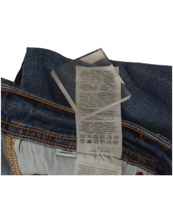 Jack & Jones Uomo GLENN Slim Jeans W31 L32 Cotone Blu