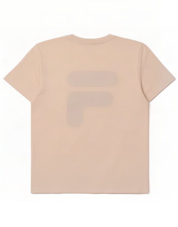 Fila Mens Tennis Graphic T-Shirt Top IT 50 Medium White Cotton