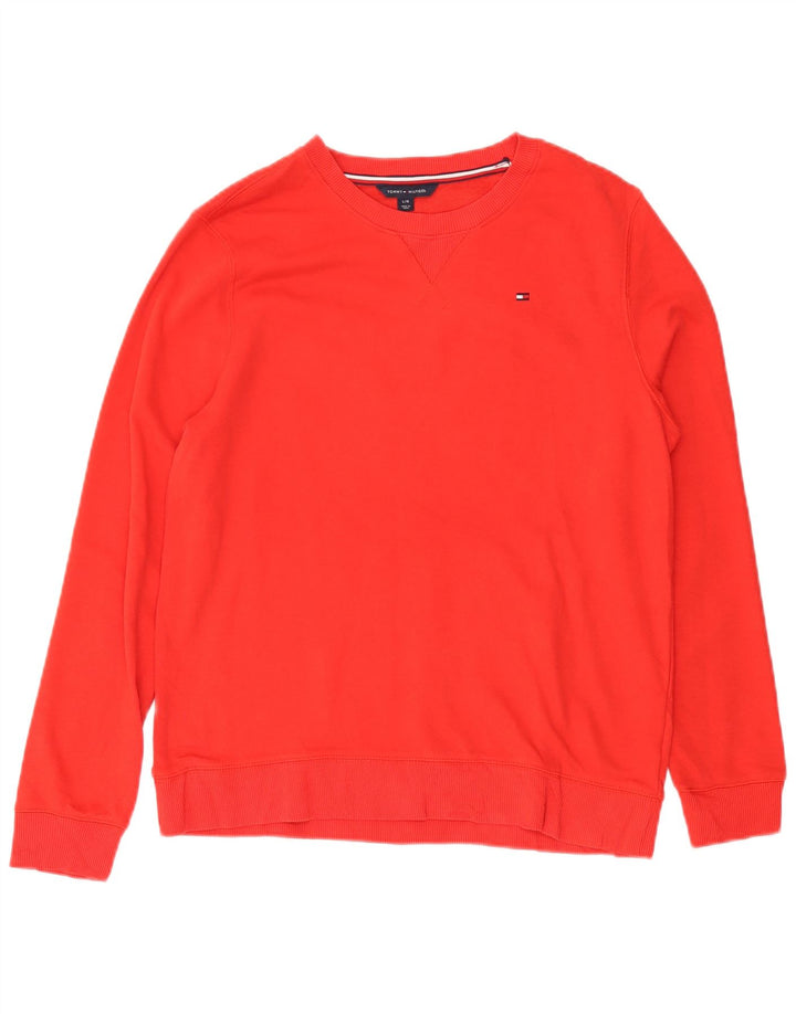 Felpa da donna Tommy Hilfiger Maglione UK 16 Large Rosso