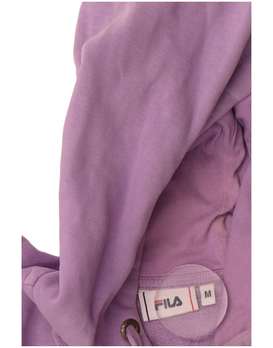 FILA Mens Graphic Hoodie Jumper Medium Multicoloured Colourblock Cotton