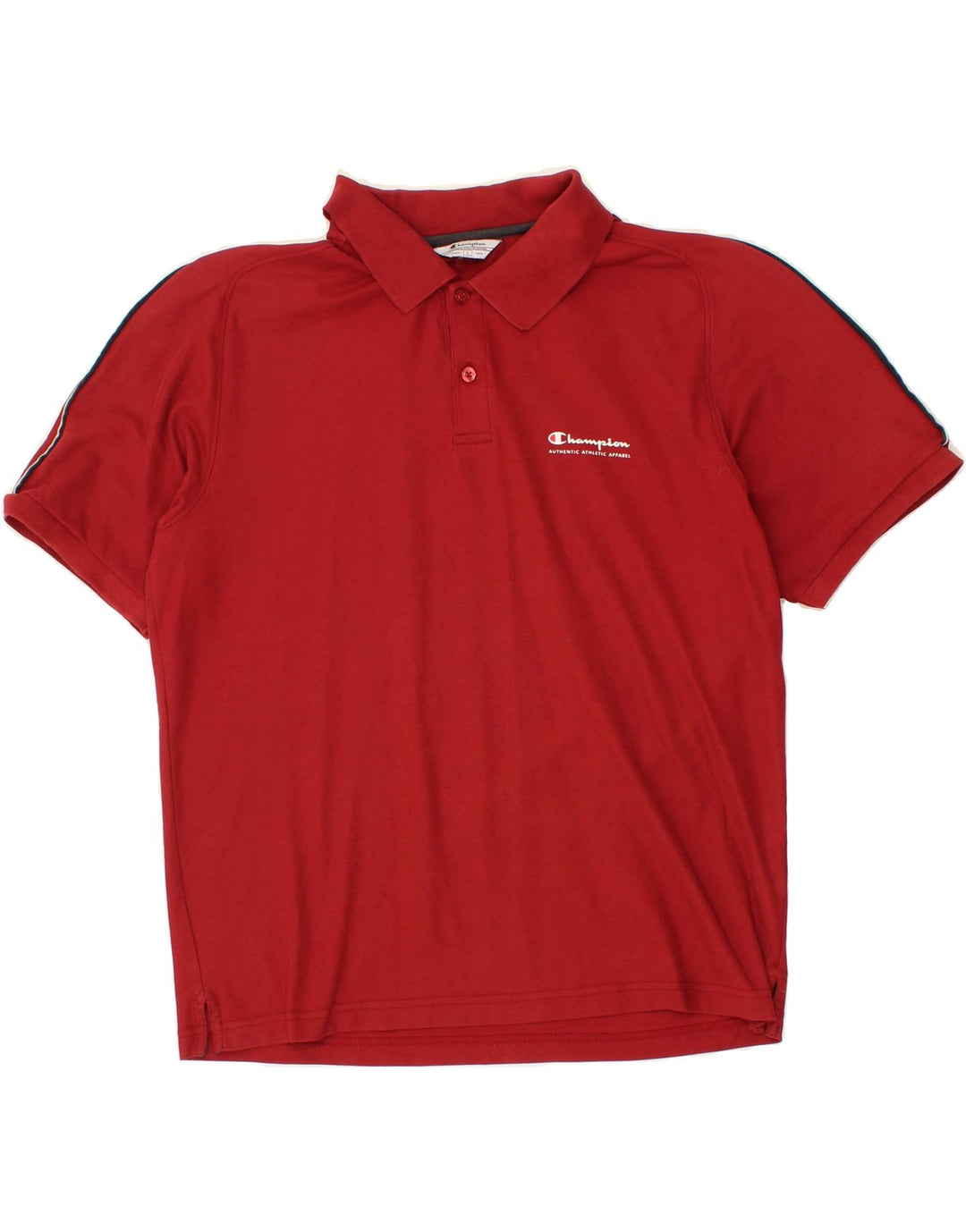 CHAMPION Mens Polo Shirt Large Red Cotton Vintage Champion and Second-Hand Champion from Messina Hembry 