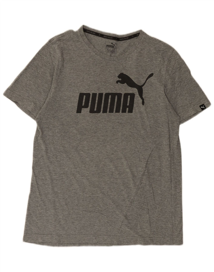 T-shirt grafica da uomo Puma Top grigio medio