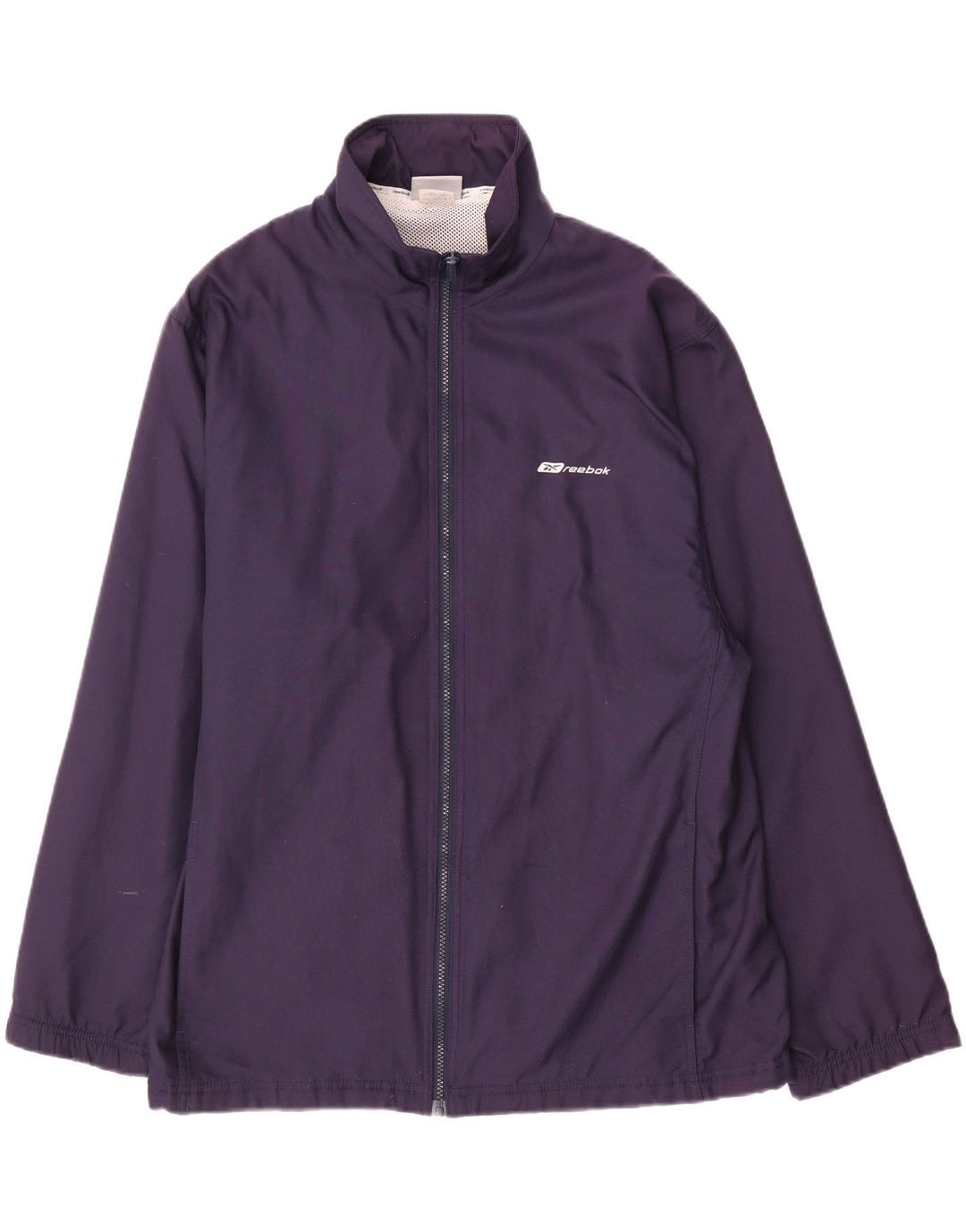 Giacca antipioggia da uomo Reebok UK 38 Medium Blu Navy Poliestere