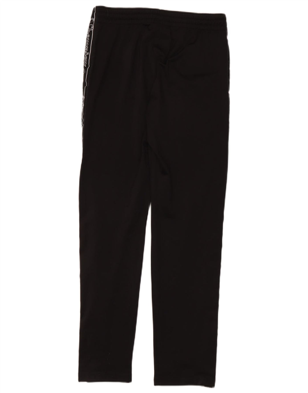 Pantaloni da tuta grafici da uomo Champion piccoli in poliestere nero