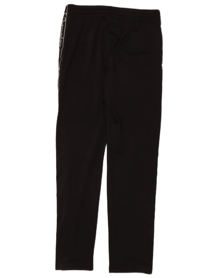Pantaloni da tuta grafici da uomo Champion piccoli in poliestere nero