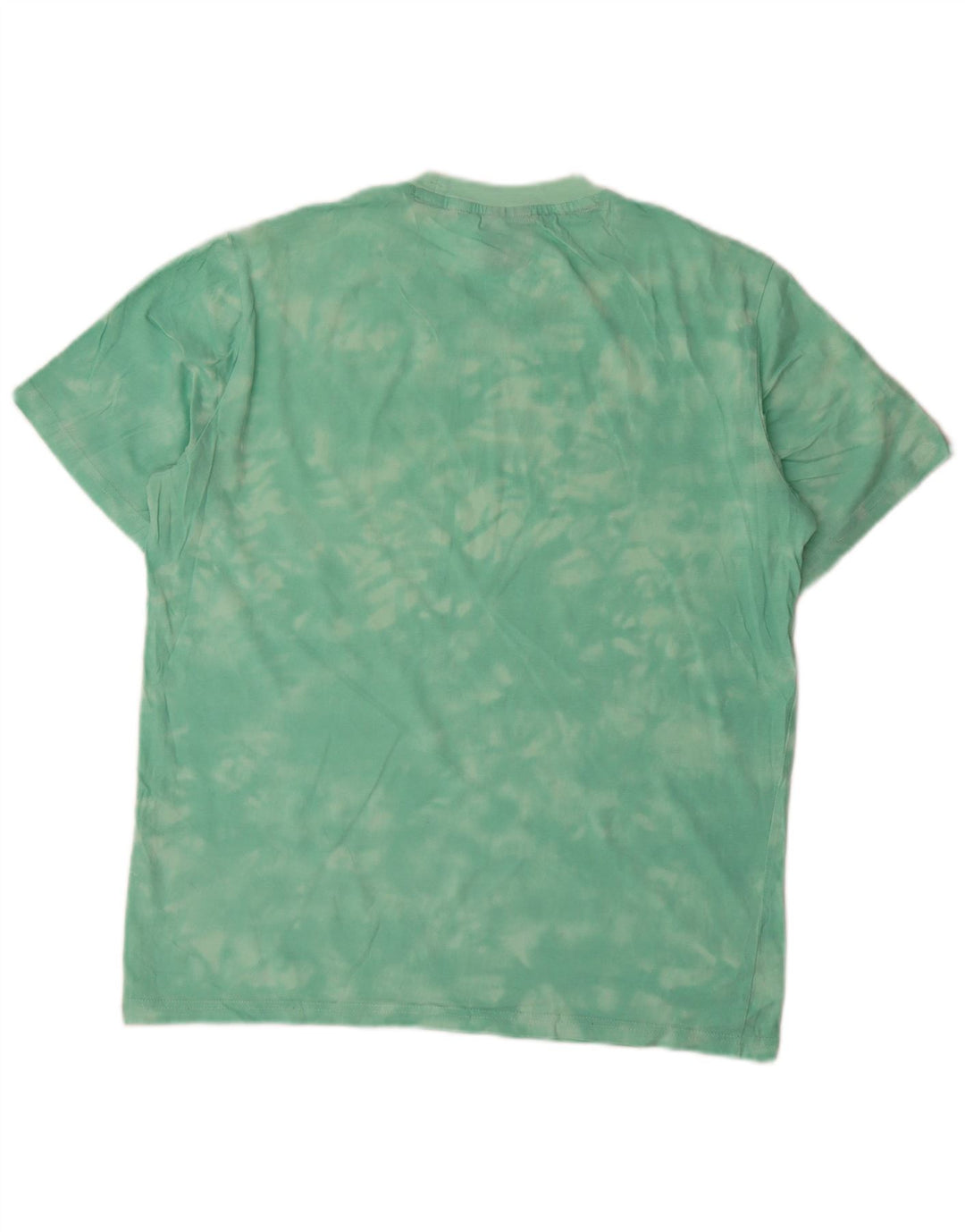 T-shirt grafica da uomo Champion Top Small Green Tie Dye