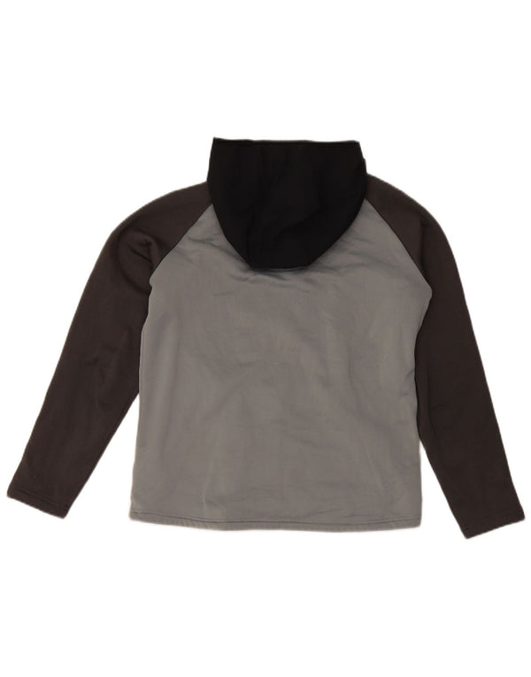 Berghaus Boys Zip Hoodie Sweater 14-15 Years Grey Colourblock Polyester