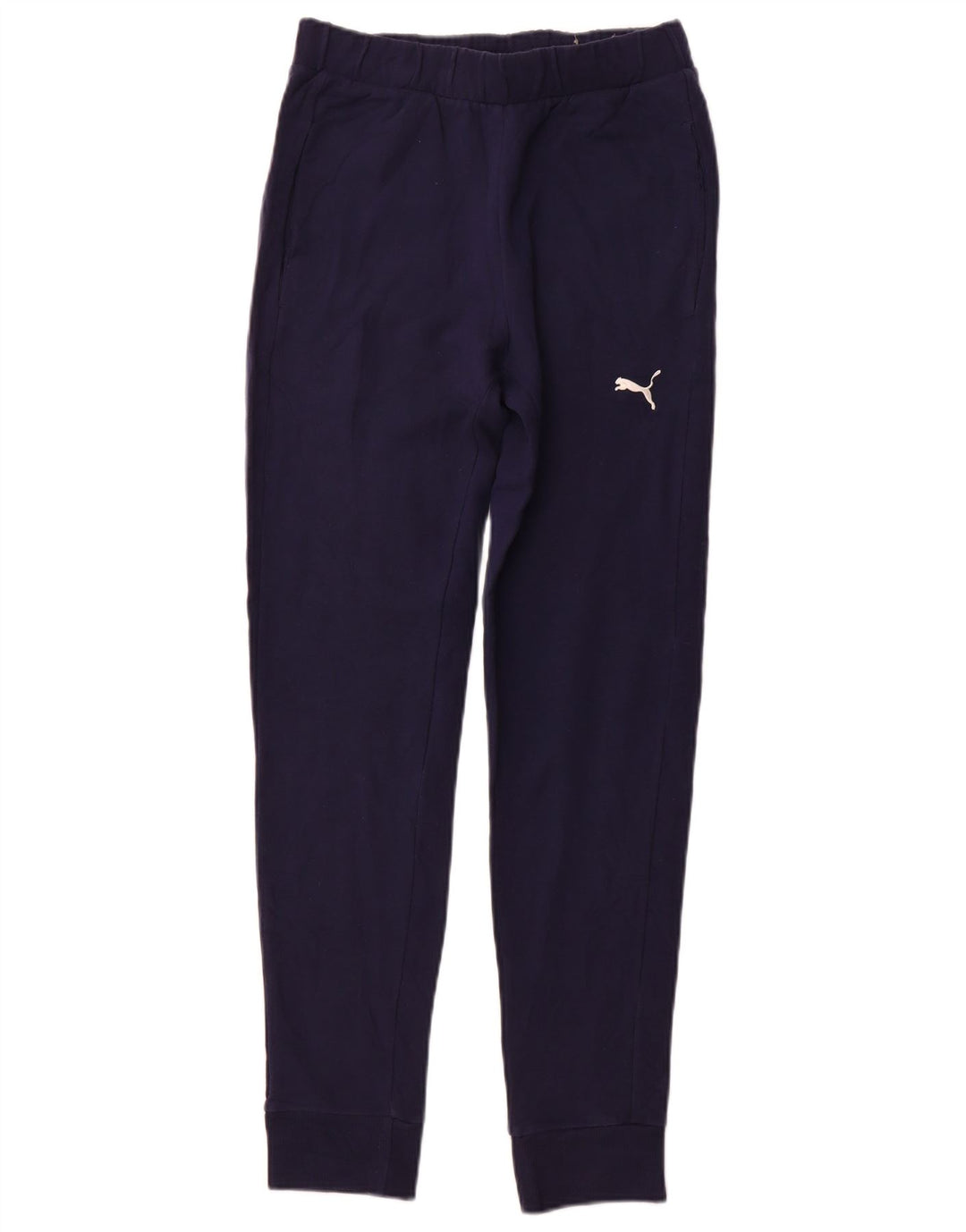 Pantaloni da tuta da uomo PUMA Joggers piccoli in cotone blu navy