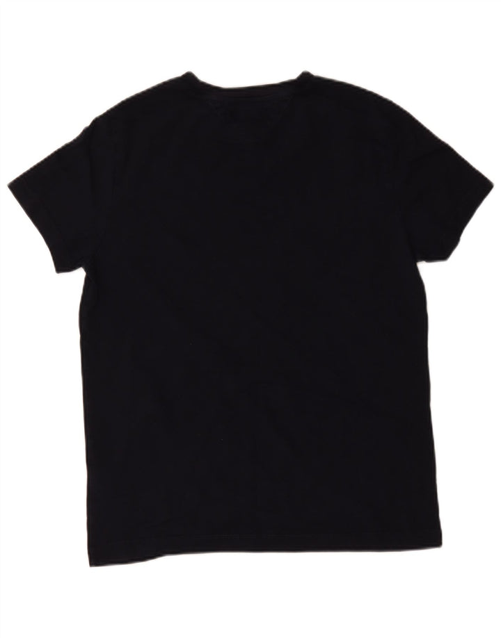 T-shirt da uomo Tommy Hilfiger Top in cotone a righe blu navy medio
