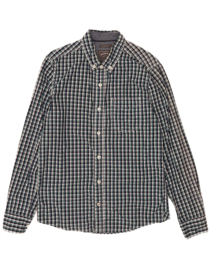 Camicia da uomo dal taglio classico Fat Face, piccola, in cotone a quadretti multicolore