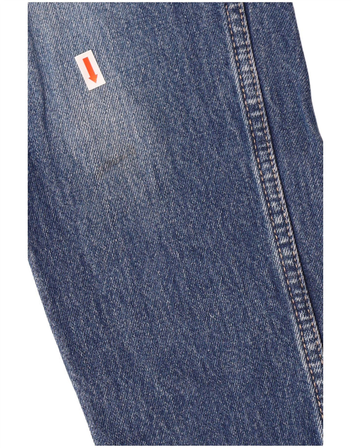 FAT FACE Donna Mom Jean Jeans slim effetto consumato UK 6 XS W26 L26 Cotone blu