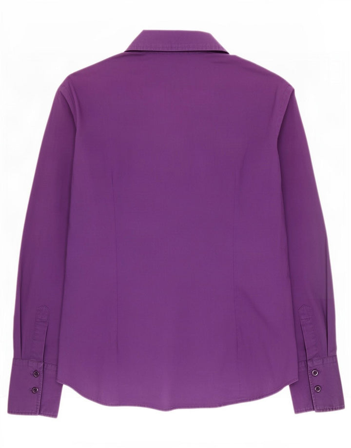 Camicia pullover da donna Benetton UK 12 viola medio
