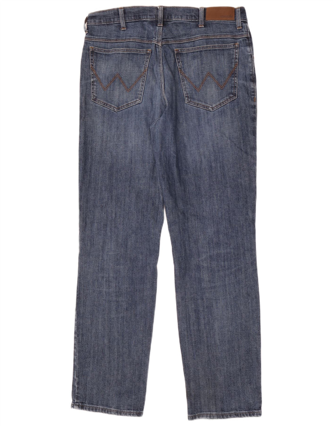 Jeans dritti da uomo Wrangler W36 L34 cotone blu