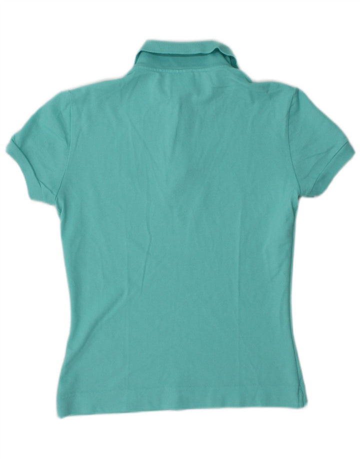 Polo da donna Lacoste taglia 40 media cotone turchese