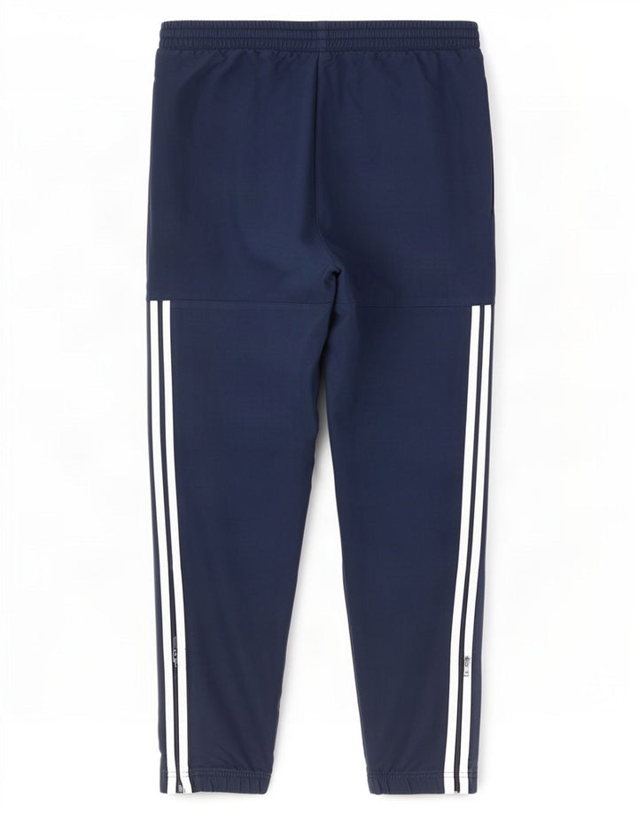 Pantaloni da tuta da uomo Adidas Joggers medi in poliestere blu navy