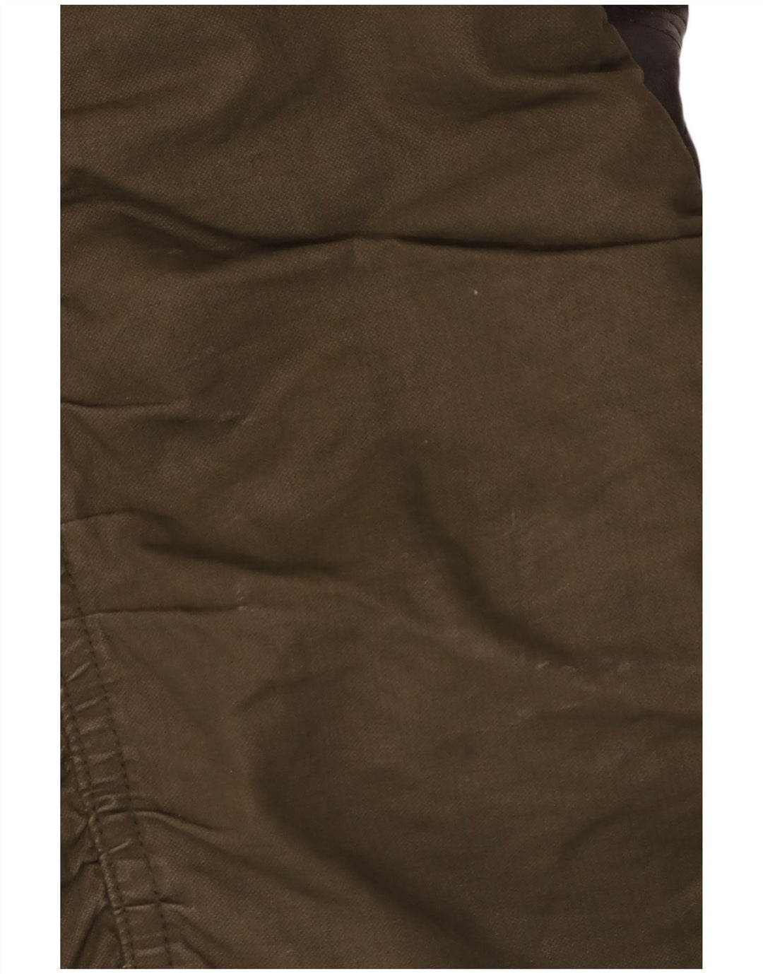 Giacca parka con cappuccio da donna KHUJO UK 14 grande poliestere color block kaki