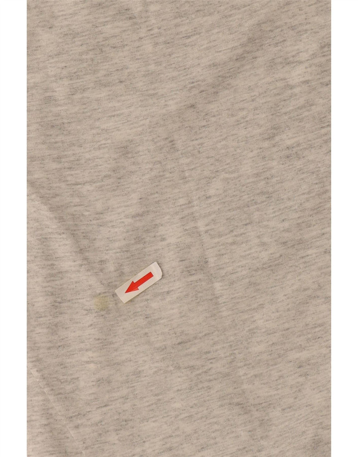 T-shirt grafica da uomo Asics Top grande grigio screziato