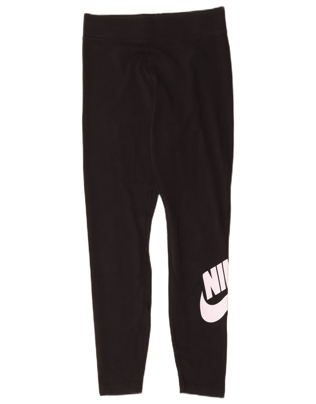 Leggings grafici da donna Nike UK 14 cotone medio nero