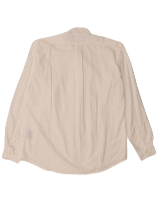 HENRI LLOYD Camicia da uomo grande in cotone bianco