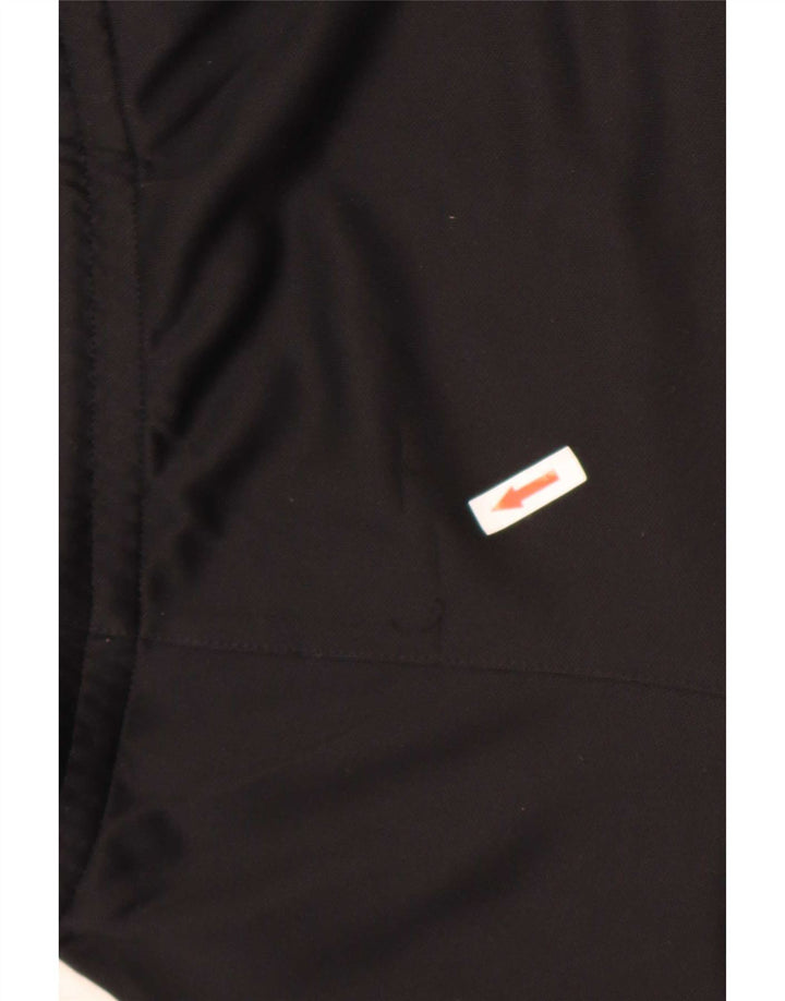 Pantaloni da tuta grafica Adidas da uomo color block medio nero
