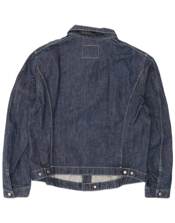 Giacca in denim da donna Levi's UK 42 XL cotone blu navy